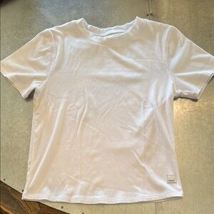 Vuori Pose Fitted Tee, white, M